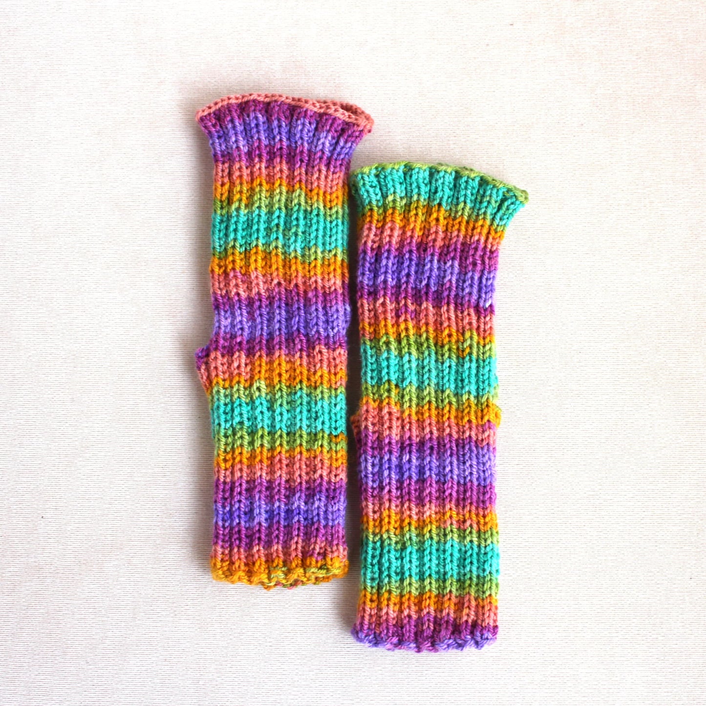 Toeless Rainbow socks