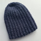Plain ribbed winter hat