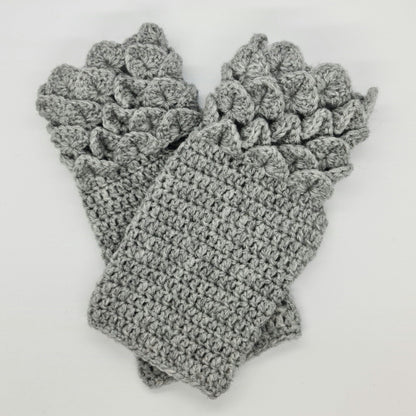 Dragon Scale Fingerless Gloves