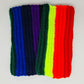 Rainbow Wool Mittens