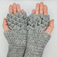 Dragon scale fingerless gloves