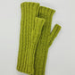 Olive Green Stretchy Fingerless Gloves