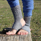 Non-Slip Heelless Pilates Socks