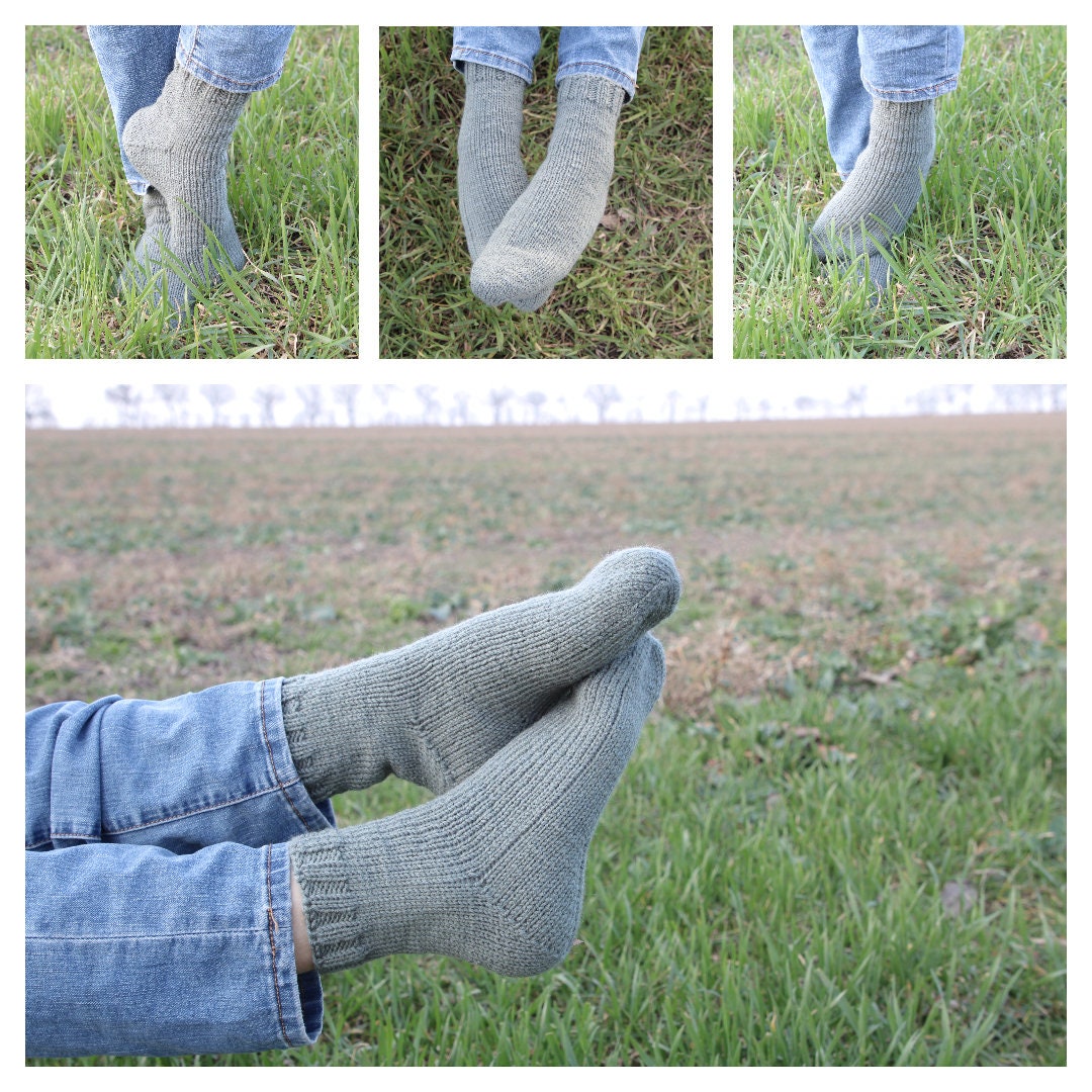 Thick-Knit Casual Socks