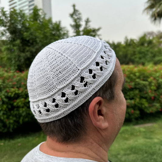 Kufi Cap in Pristine White