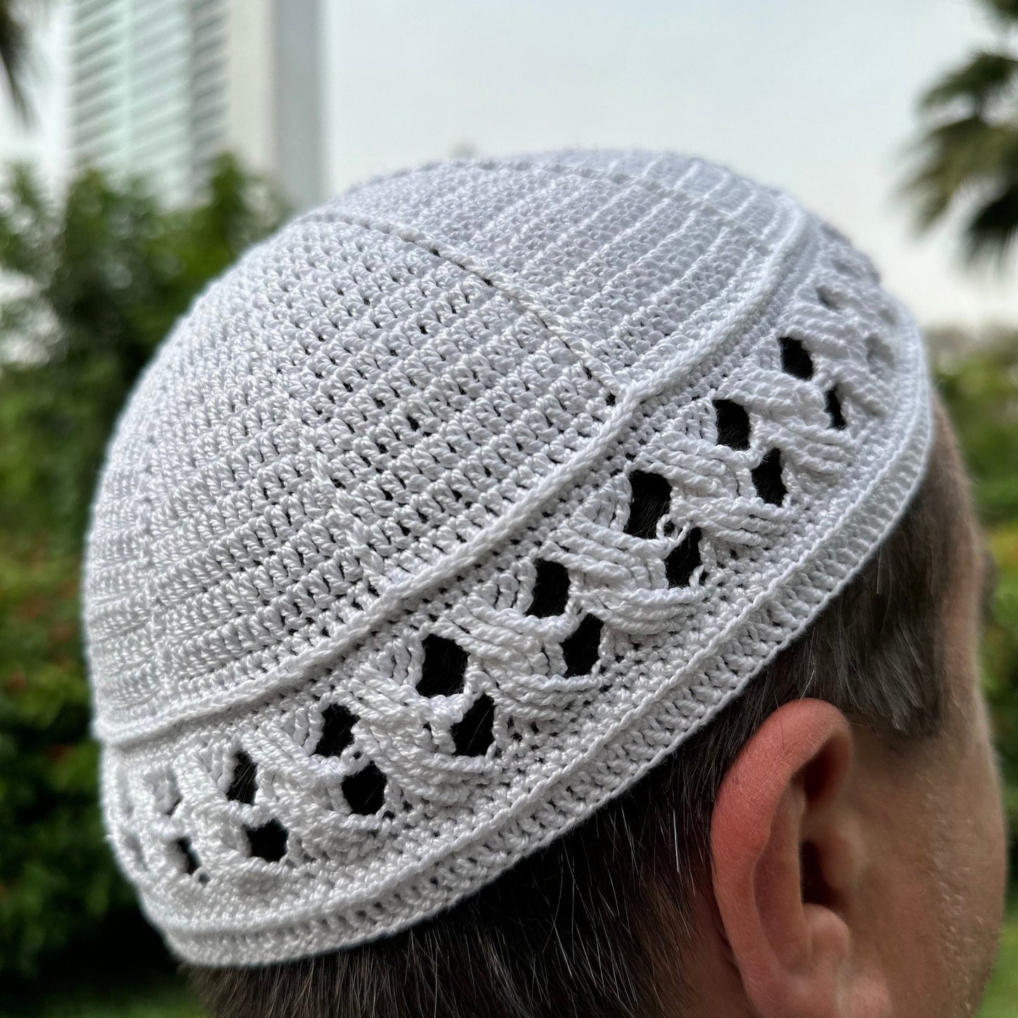 Kufi Cap in Pristine White