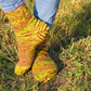 Multicolor Rustic Chunky-Knit Socks