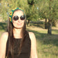 Crochet Boho Sunflower Headband