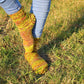Multicolor Rustic Chunky-Knit Socks