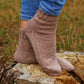 Elegant Lurex Knitted Socks