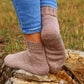Elegant Lurex Knitted Socks