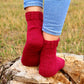 Elegant Lurex Knitted Socks