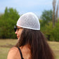 Sleek Crochet Beanie in Black, White