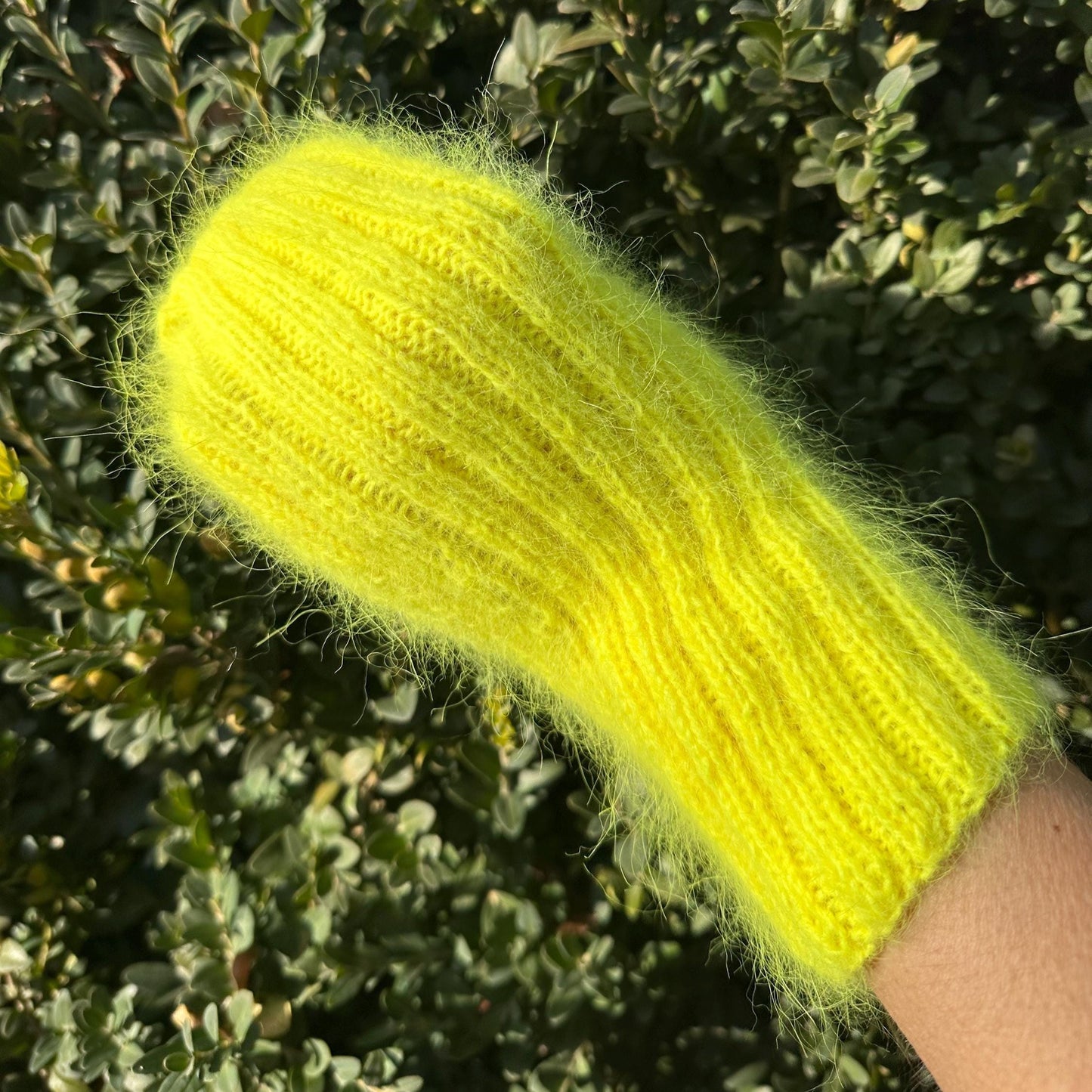 Neon Stretchy Fingerless Gloves