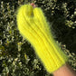 Neon Stretchy Fingerless Gloves