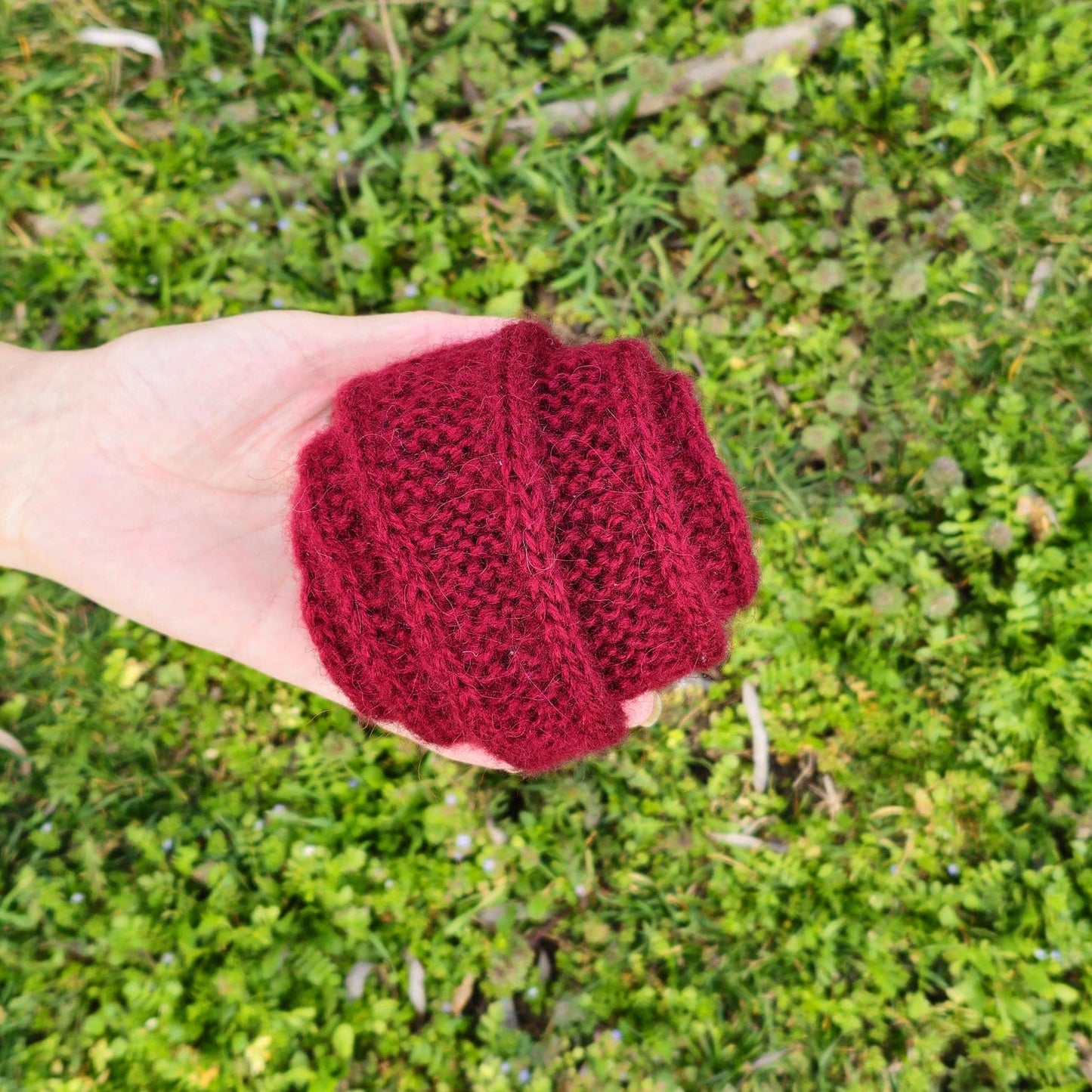Angora Sophie Scarf, Croissant Scarf