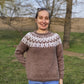Lopapeysa sweater, Icelandic style sweater
