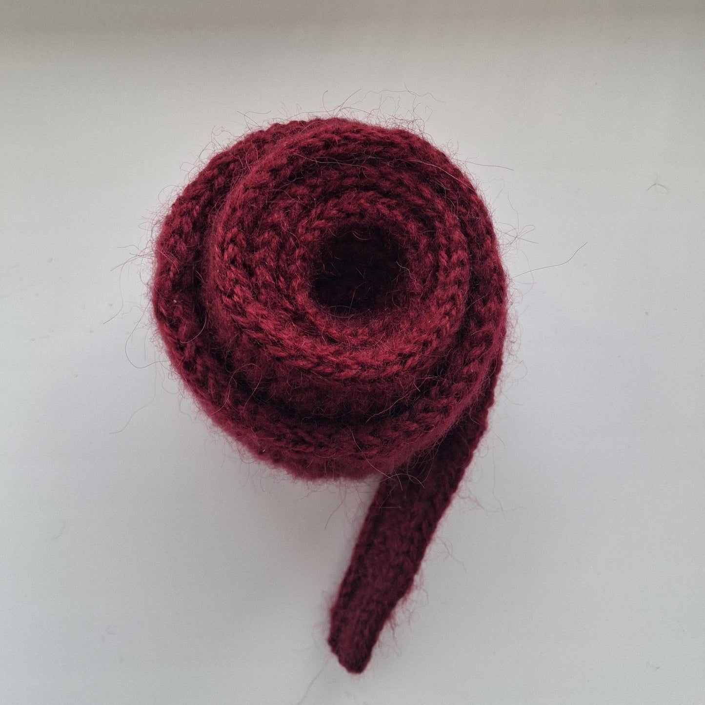 Angora Sophie Scarf, Croissant Scarf