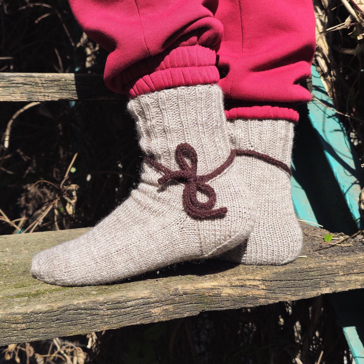 Everyday Bow Wool Socks