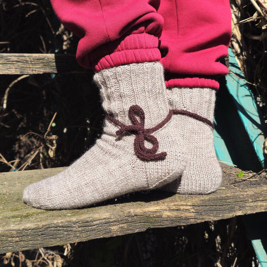 Everyday Bow Wool Socks