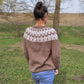 Lopapeysa sweater, Icelandic style sweater