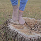 Elegant Lurex Knitted Socks
