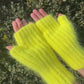 Neon Stretchy Fingerless Gloves