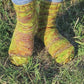 Multicolor Rustic Chunky-Knit Socks