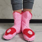 Mid-calf home slipper boots in candy pink
