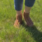 Braided chunky-knit wool slipper socks