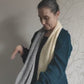 Two-tone extra long women scarf