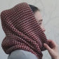 Cable knit scarf, Chunky infinity scarf, Cowl scarf, Oversized loop scarf