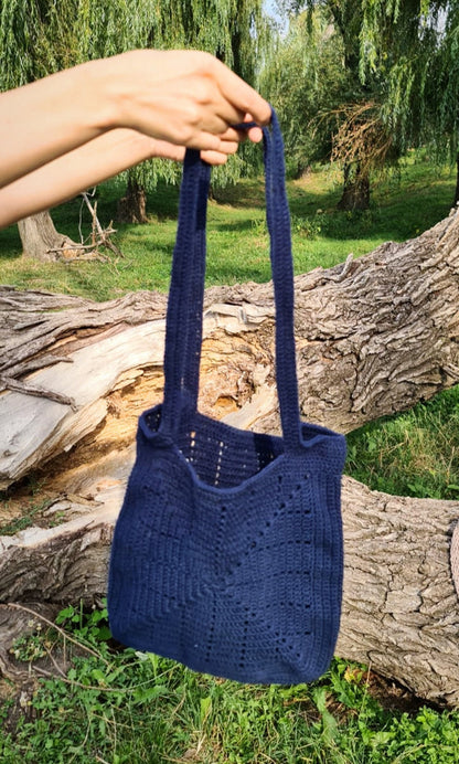 Blue Shopper Bag