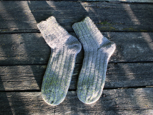 Gradient cold-weather socks