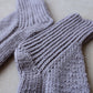 Plain wool-blend socks
