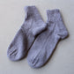 Plain wool-blend socks