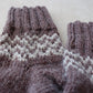 Alpaca jacquard ankle socks