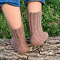 Wool blend quarter socks