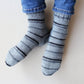 Stripped cold-weather socks