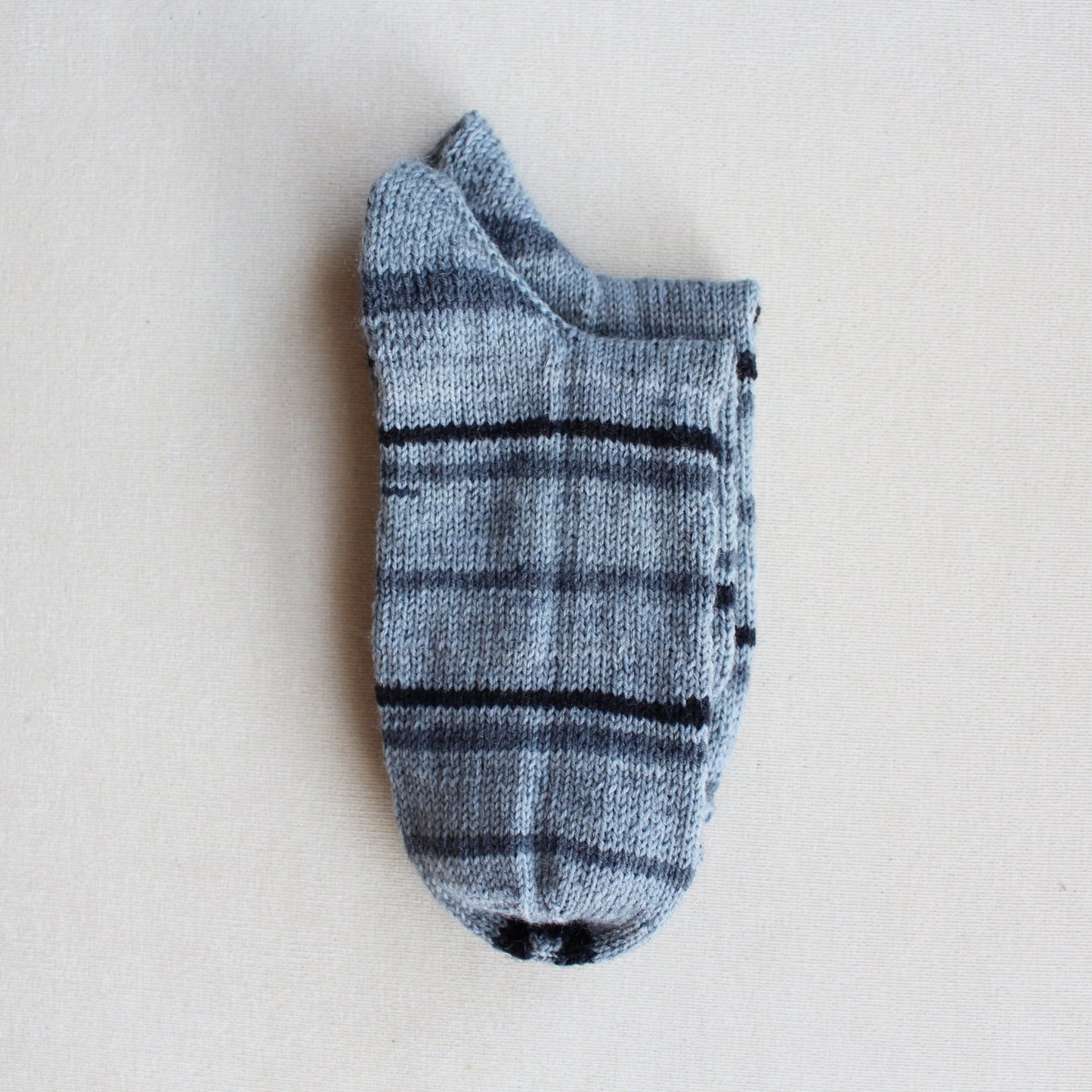 Stripped cold-weather socks