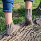 Gradient cold-weather socks