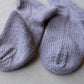 Plain wool-blend socks