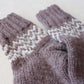 Alpaca jacquard ankle socks