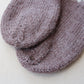 Alpaca jacquard ankle socks