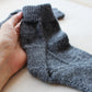 Durable wool-blend quarter socks