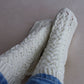 Pure acrylic white fishnet socks