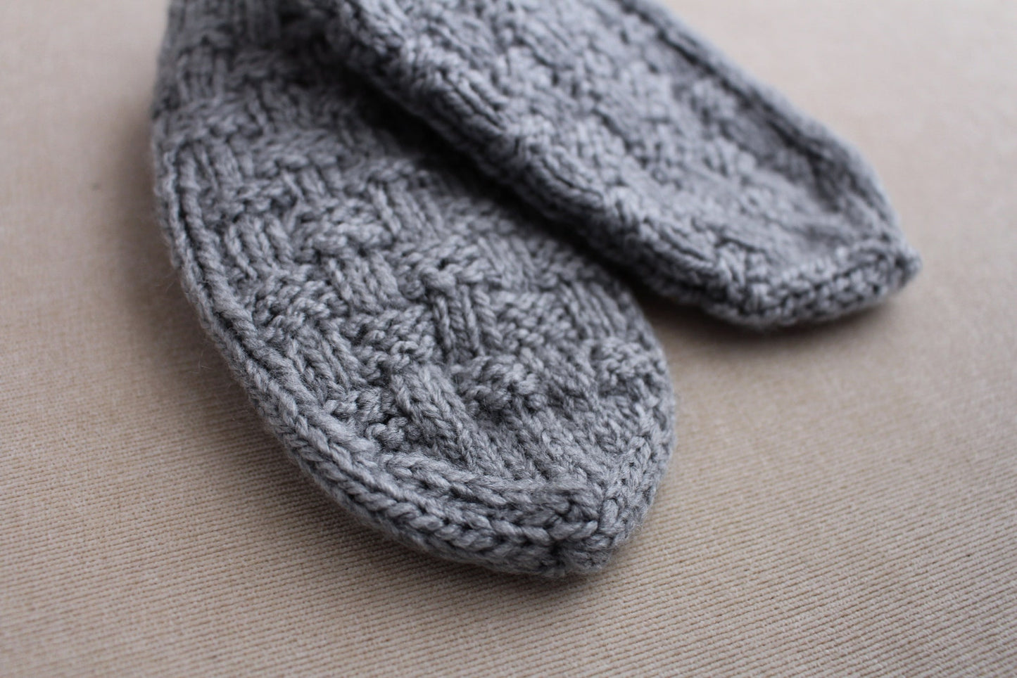 Wool-blend baby socks