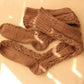Knee-high braided socks