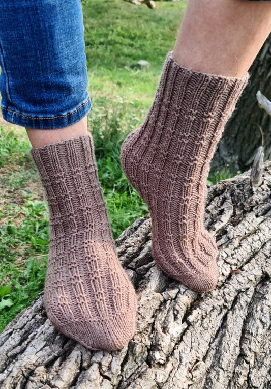 Wool blend quarter socks