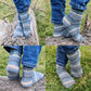 Funky Wool Rainbow Striped Socks